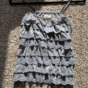 Hollister ruffle tank top